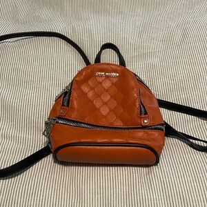 Steve Madden convertible mini backpack burnt orange excellent condition